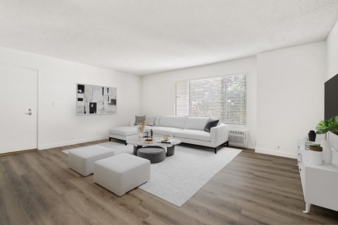 Floor plan for 2 beds, 1 bath, 1100 sqft